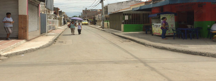 V�as de la comuna 7 fueron mejoradas con inversi�n   de $4414 millones
