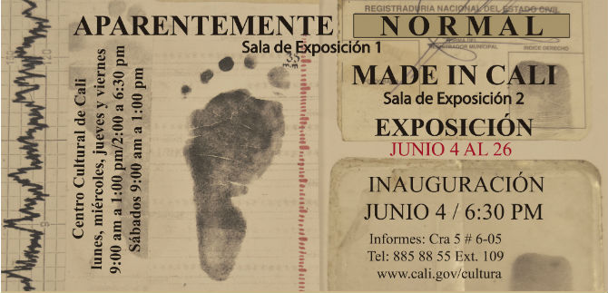 Aparentemente normal, Made in Cali, dos exposiciones en el Centro Cultural