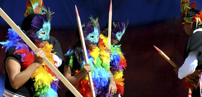 Exposici�n fotogr�fica de celebraci�n Inti Raymi, en el Centro Cultural