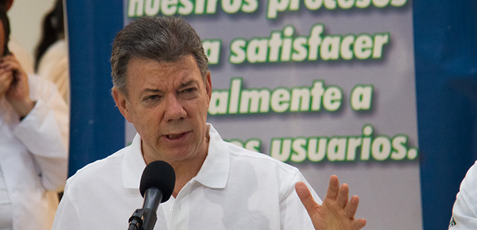 Este viernes, Presidente Santos liderar conversatorio en la Cmara de Comercio