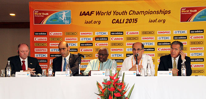 Alcalde y presidente de la IAAF muestran bondades de Cali como sede del atletismo mundial