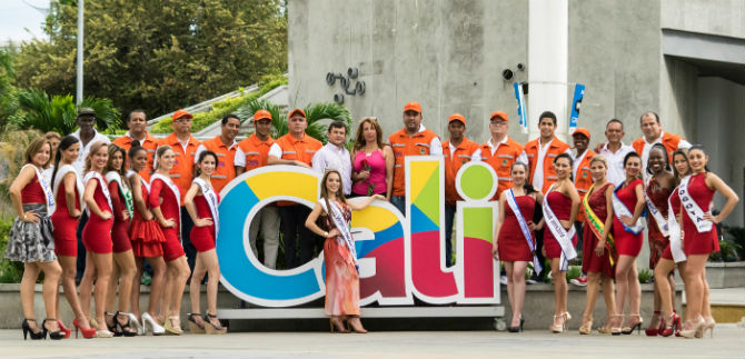 Caleos conocieron las candidatas a Seora Colombia