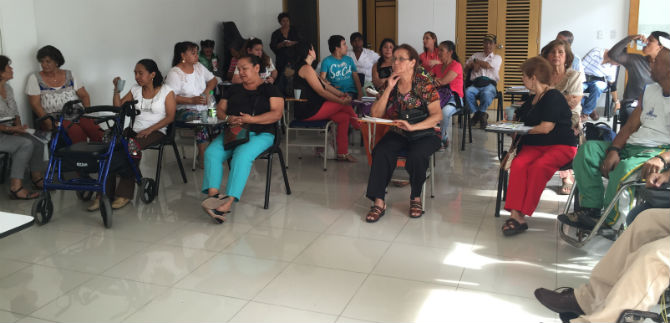Fortalecen redes de apoyo social para personas con discapacidad