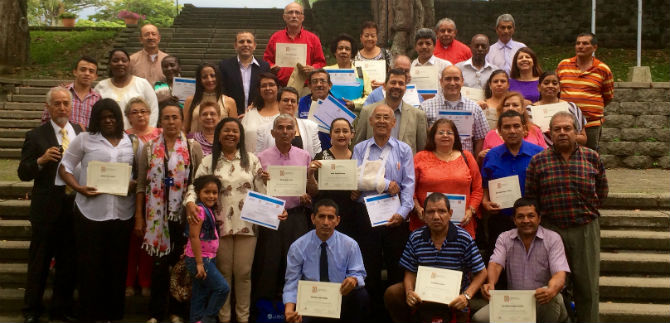Asesora de paz trabaja con los jueces y juezas de paz de cara al postconflicto