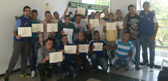 Como posibilidad de propiciar acciones de paz, Alcalda le apuesta a la formacin de Barristas de la ciudad