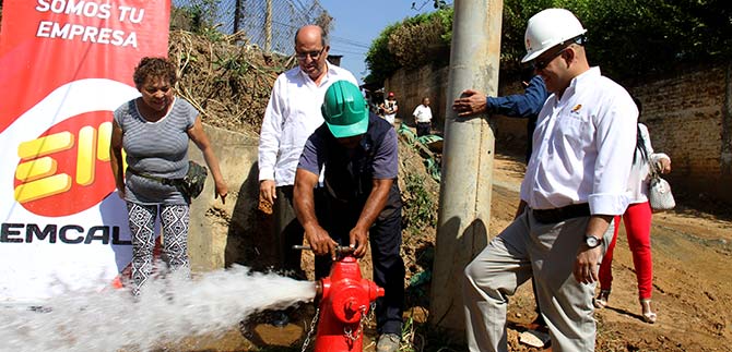 Con nuevo sistema de rebombeo, m�s garant�as de suministro de agua para la comuna 18