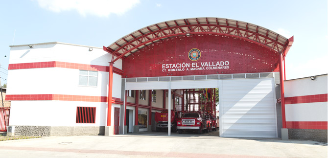 Con estaci�n de bomberos de El Vallado se mejora la capacidad de respuesta en el suroriente cale�o