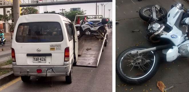 Uno de los Agentes de Trnsito arrollados ayer, sigue hospitalizado