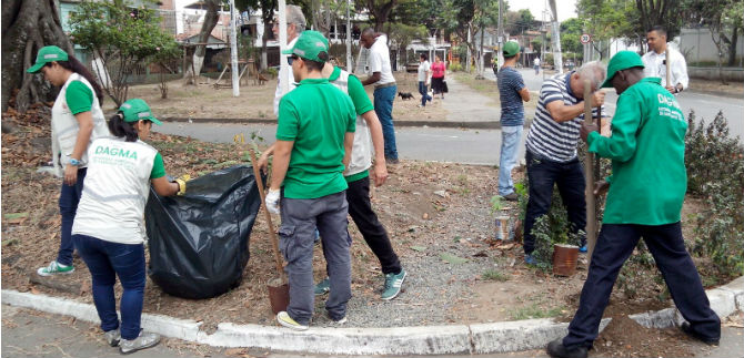 Parque del barrio Las Ceibas fue recuperado este fin de semana