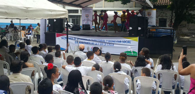 Los habitantes de calle del barrio obrero gozaron con jornada artstica y cultural