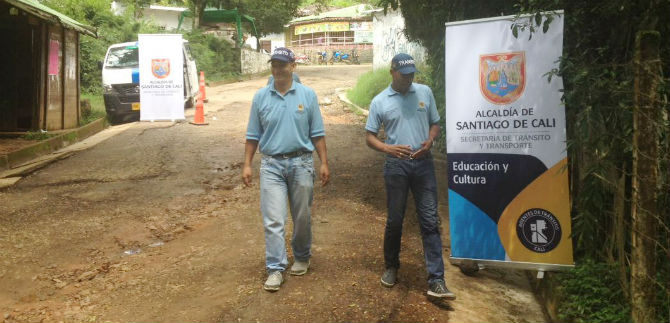 Campaas educativas de Trnsito impactan la zona rural