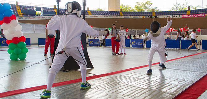 Cali acogi a deportistas del Campeonato Nacional  Infantil de Esgrima