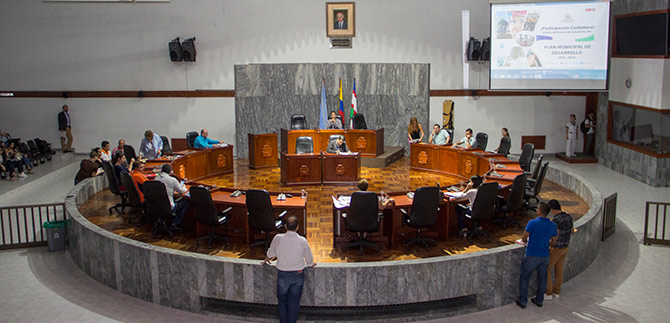 Proyecto de Plan de Desarrollo tuvo cierre de estudio en el Concejo