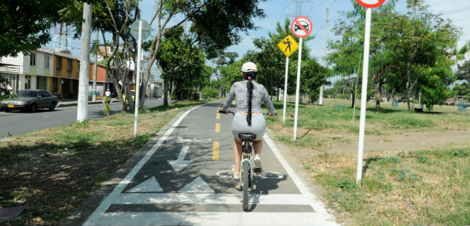 Cali contar� con los dise�os para 270 kil�metros de ciclorrutas, en diciembre
