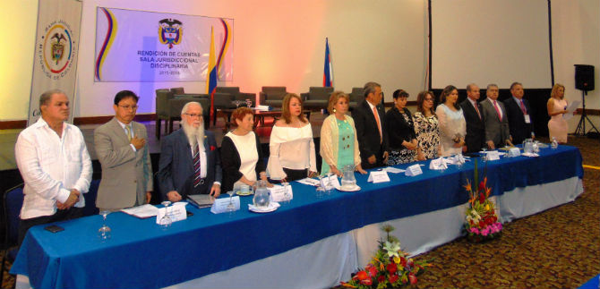 Magistrados de la Sala Disciplinaria del Consejo Superior de la Judicatura Rindieron Cuentas en Cali