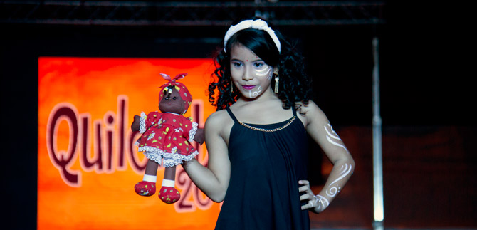 Once  pasarelas engalanaron el pabell�n del Quilombo