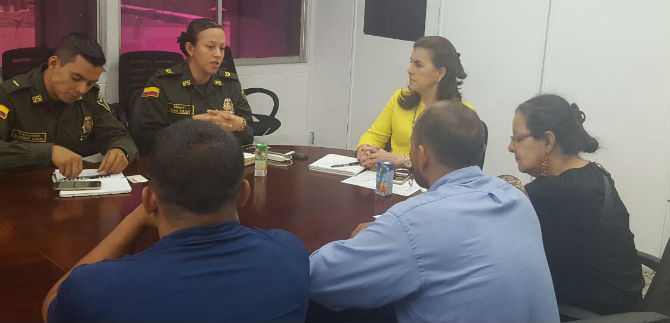 Autoridades y comunidad, unidos por la seguridad de la comuna 9