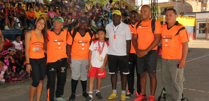 Deportistas de alto rendimiento se tomaron las comunas de Cali