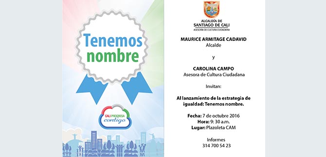 Este viernes se realizar� el lanzamiento de estrategia de igualdad de Cultura Ciudadana