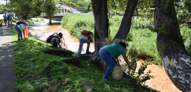 Mujeres recuperan las pérgolas de la avenida del río en el Oeste de Cali
