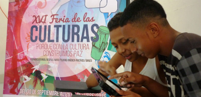 J�venes del Oriente de Cali crearon contenidos por la paz en la XVI Feria de las Culturas