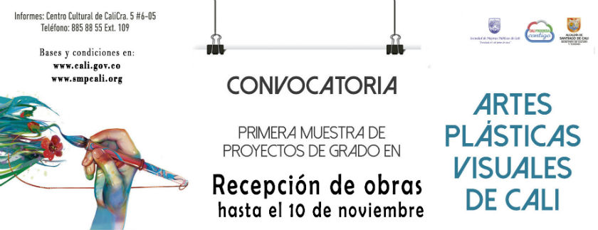 Se ampl�a convocatoria p�blica para artistas pl�sticos y visuales de Cali