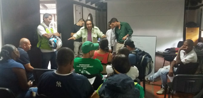 Capacitan a recicladores para su formalizacin