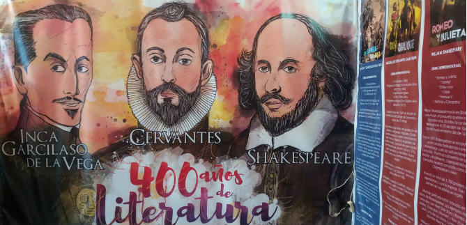 Conmemoran 400 aos de la muerte de Shakespeare, Cervantes y Garcilaso de la Vega