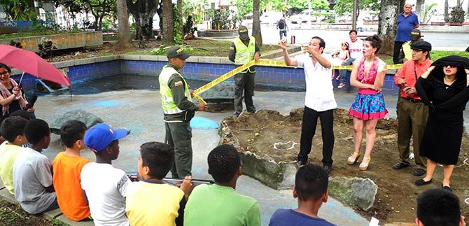 Artistas realizan acto de desagravio por el patrimonio de la ciudad