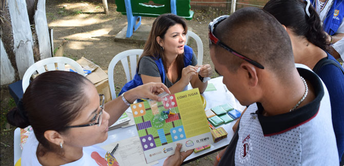 Asesora de Paz lleg con sus programas hasta la cancha del Pascualito