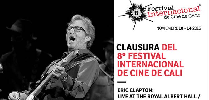 Eric Clapton en el cierre del Festival Internacional de Cine
