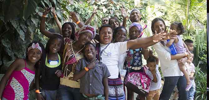 Sonrisas emotivas hicieron parte de la visita al Zool�gico con el programa Cali Acoge