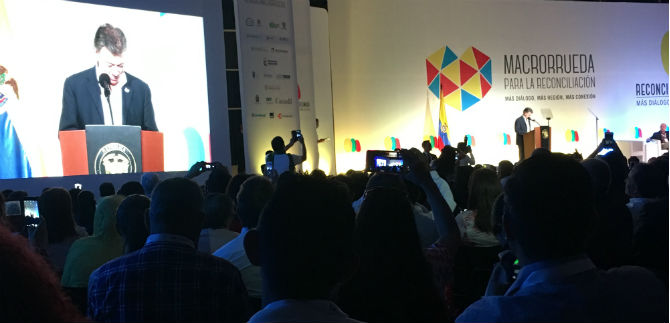 Macrorueda de negocios para la reconciliación es el primer acto de paz después de la refrendación del Acuerdo