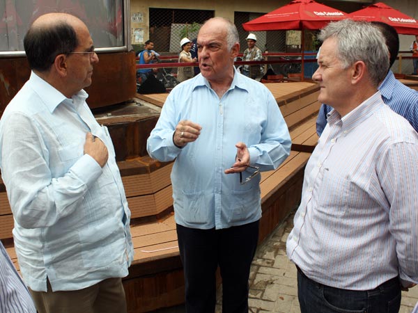 El presidente de Bavaria S.A. se dej� tentar por las tascas de la Feria
