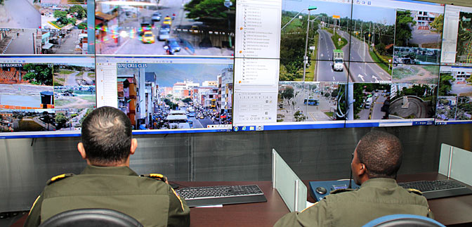 Santiago de Cali ya cuenta con m�s de 500 c�maras de videoseguridad