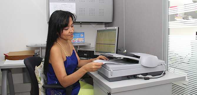 Con esc�ner digital agilizan tr�mites en el punto de atenci�n a v�ctimas del conflicto armado