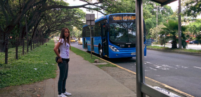 Intervenidos 53 puntos de paradas, de 9 rutas del M�O, en plan de adecuaci�n vial