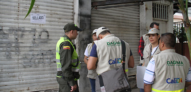 Dagma realiz� cierre definitivo a  cerrajer�a ubicada en Terr�n Colorado
