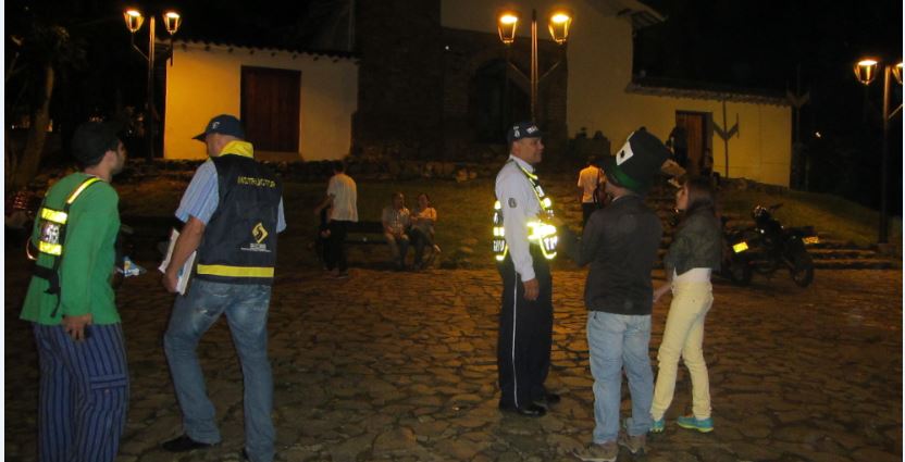 Secretar�a de Tr�nsito realiza labores pedag�gicas en el Barrio San Antonio