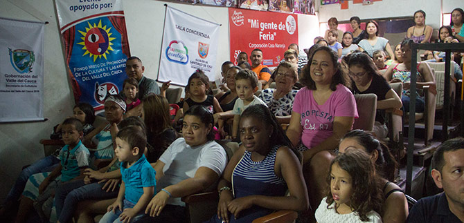 En el oriente de Cali tambi�n est�n disfrutando de mucho teatro