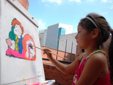 Talleres para ni�os en el Centro Cultural de Cali