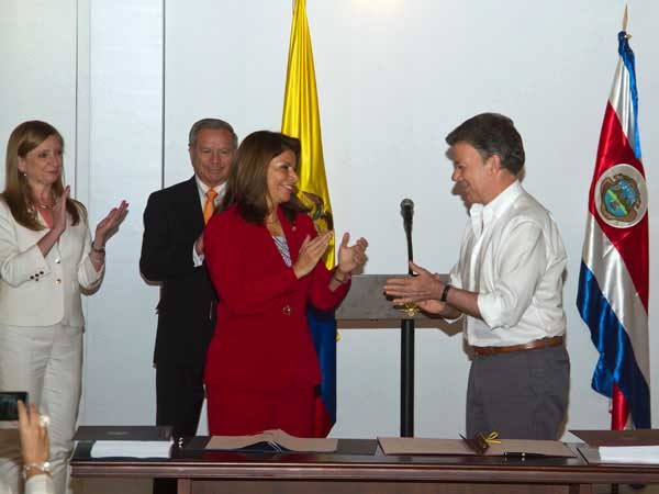 Colombia firm� acuerdo marco de la Alianza del Pac�fico