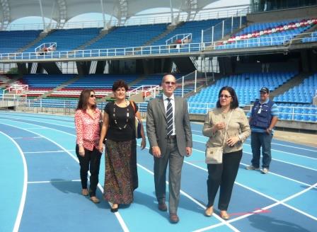 El Comit� Organizador de los Ol�mpicos R�o 2016 inspeccion� escenarios de los World Games