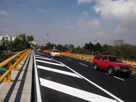 Finalizan obras de construcci�n en el puente de la calle 70 con carrera Primera