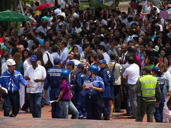 Ejercicio de emergencia por sismo mostr� que cale�os se preparan para atender desastres
