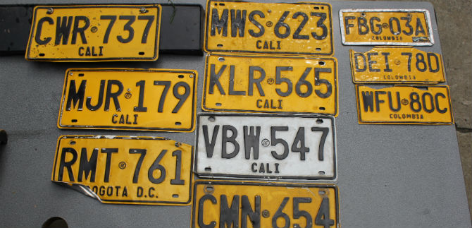 Tr�nsito recuper� placas, extraviadas en vendaval de este mi�rcoles