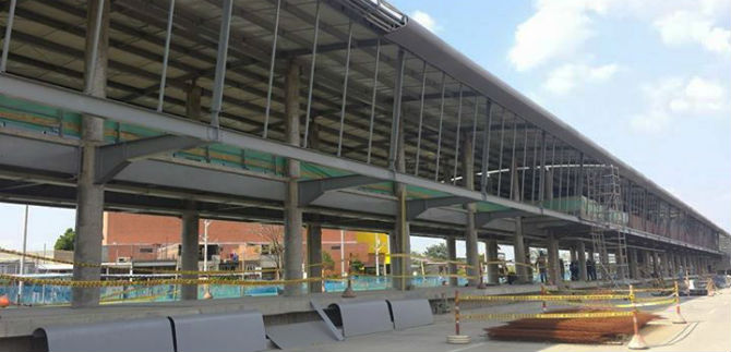 Terminal Calipso Julio Rinc�n llega al 87 %, a un mes de finalizar las obras
