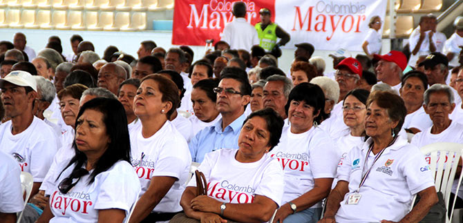 Manejo de subsidios al adulto mayor por la Alcald�a, el mejor de la historia