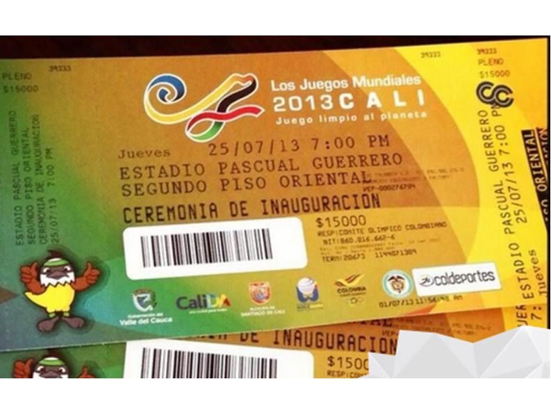 La ciudadan�a ya puede adquirir sus boletas para disfrutar los Juegos Mundiales 2013 Cali