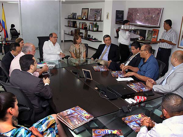 El Alcalde se reuni� con concejales de Chicago: evaluaron el progreso de Cali